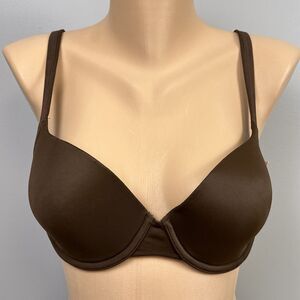 New Vintage Bestform Bra Size 38C Style 5006558 Lined Brown Vanity Fair NOS U/W